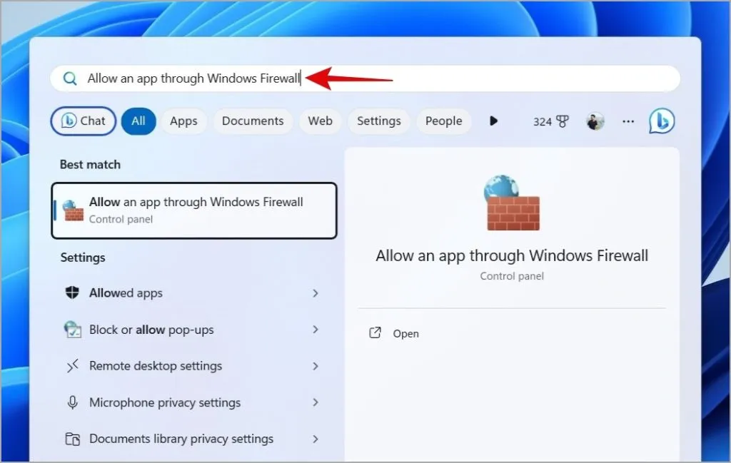 Autoriser les applications via le pare-feu sous Windows