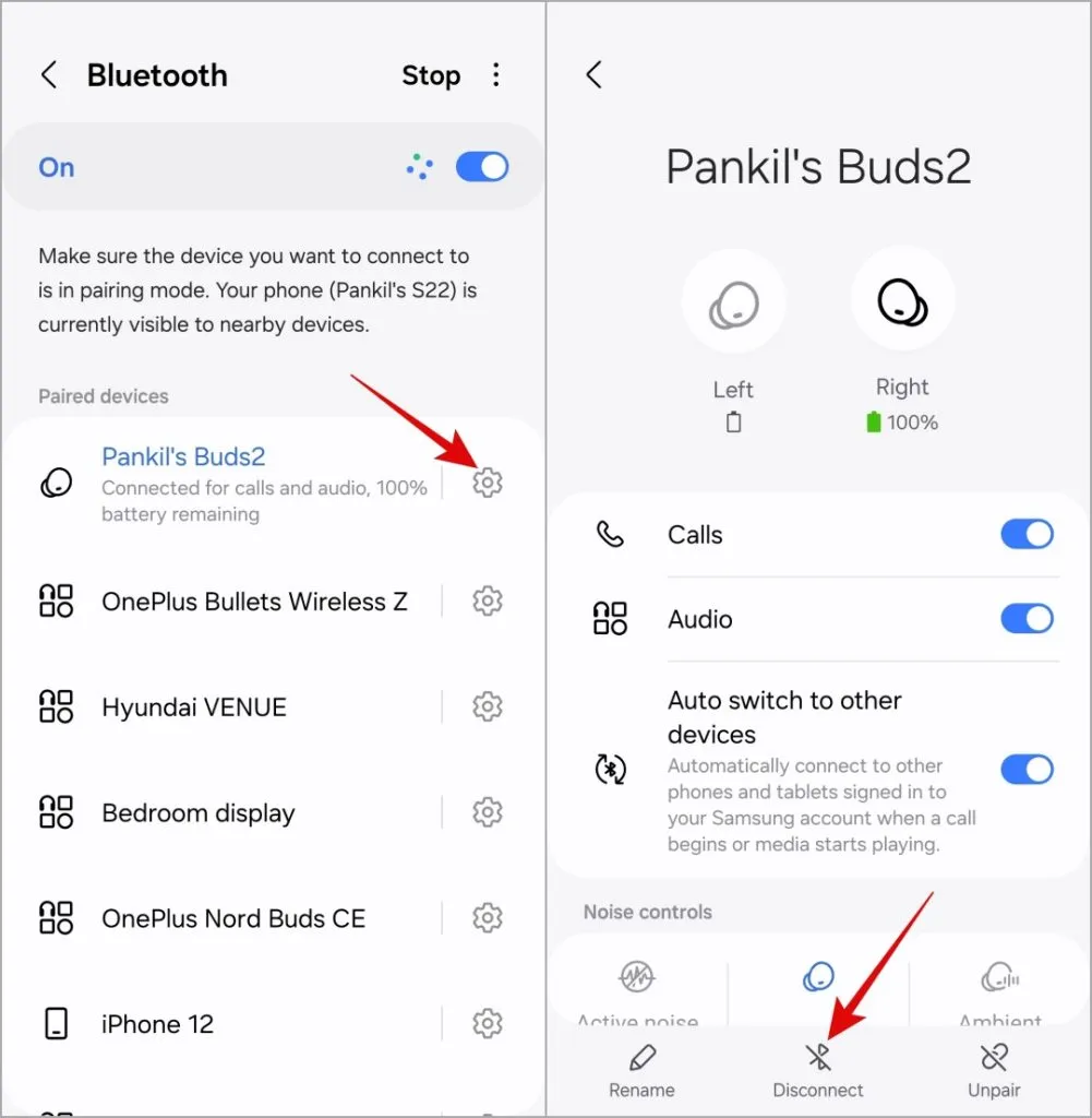 Déconnecter un appareil Bluetooth sur Android