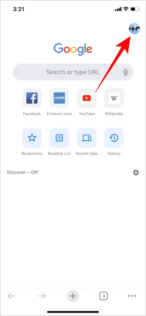 Chrome auf iOS