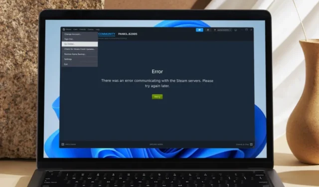 8 correctifs pour Steam bloqué en mode hors ligne sous Windows