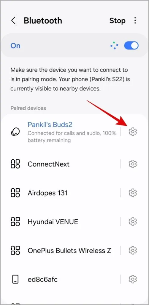 Zařízení Bluetooth v systému Android