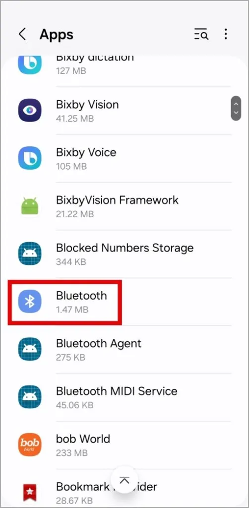 Bluetooth su Android