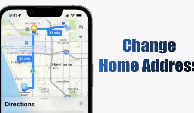 Como alterar o endereço residencial no Apple Maps no iPhone