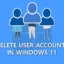 Come eliminare un account utente da Windows 11