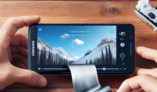 So komprimieren Sie eine Videodatei auf Samsung Galaxy-Telefonen