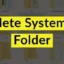 Sådan slettes System32 Windows (C:) Drive-filer?