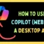 Windows 11/10에서 Copilot(웹)을 앱으로 설치하는 방법