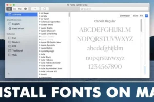 Como instalar fontes no MacOS (método simples)