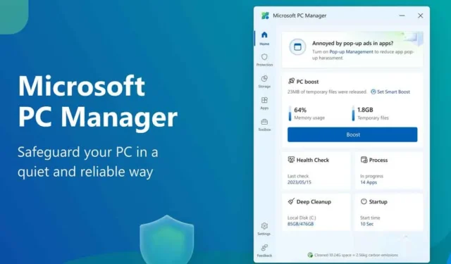 Kā iespējot & Izmantojiet rīkjoslu programmā Microsoft PC Manager