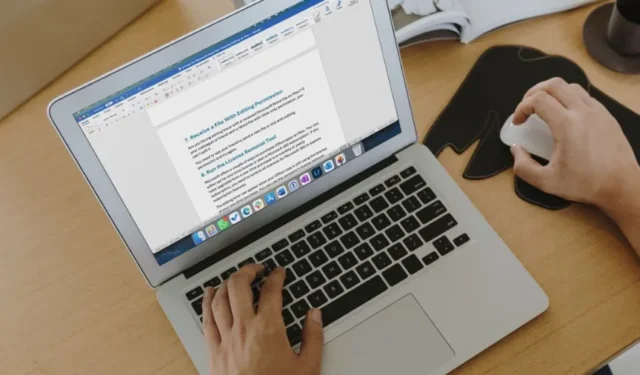 9 soluciones para Microsoft Word que no permite editar en Mac