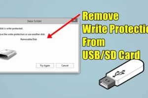 Como remover a proteção contra gravação de USB ou cartão SD