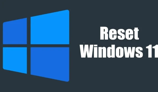 データを失わずに Windows 11 をリセットする方法