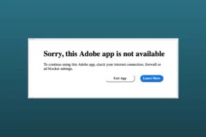 BEHOBEN – Leider ist diese Adobe-App nicht verfügbar (3 beste Möglichkeiten)