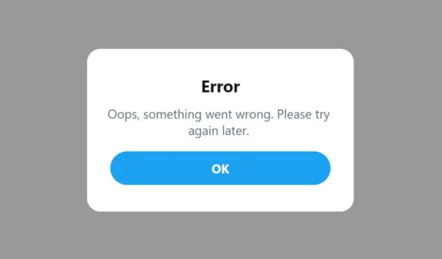 Come risolvere l’errore “Qualcosa è andato storto” su Twitter