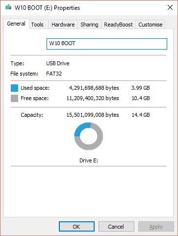 Controlla per assicurarti che l'unità USB non sia piena