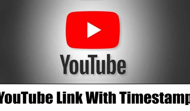 Come inviare un collegamento YouTube con timestamp