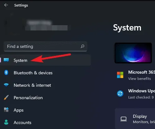 scheda di sistema di Windows 11