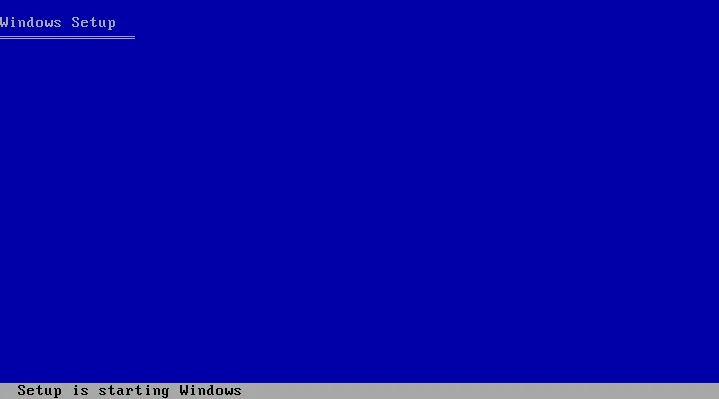 Blauw scherm van Windows XP