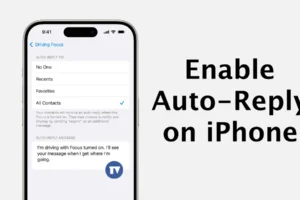 Come rispondere automaticamente ai messaggi di testo su iPhone?