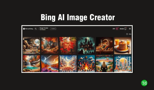 Kaip nemokamai naudotis „Bing AI Image Creator“ (vadovas)