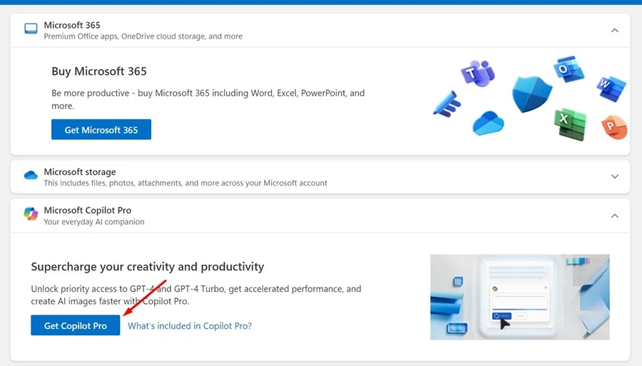 Ottieni Copilot Pro
