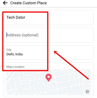 Erstellen Sie einen benutzerdefinierten Ort in Facebook