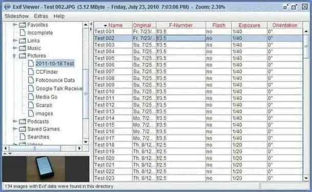 Visualizador EXIF2