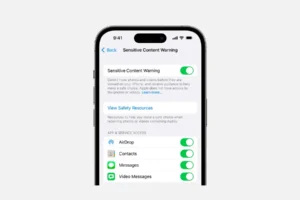 Como ativar o aviso de conteúdo confidencial no iPhone (iOS 17)