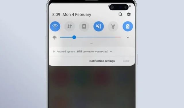 7 correzioni per le notifiche del connettore USB connesso o disconnesso sul telefono Samsung Galaxy