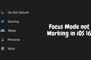 7 meilleures façons de corriger le mode Focus qui ne fonctionne pas sur iOS 16