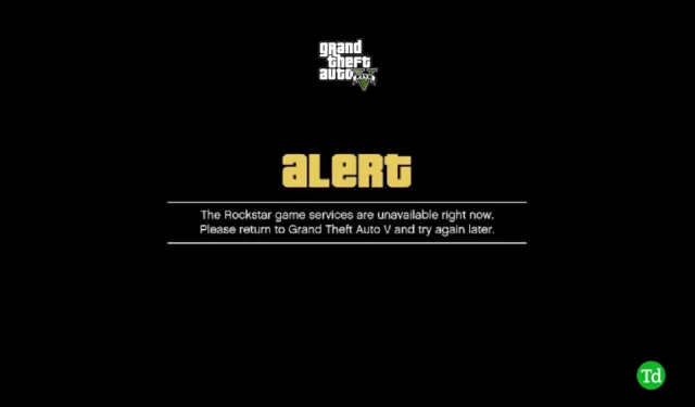 GTA 5 Rockstar 게임 서비스를 해결하는 8가지 방법을 현재 사용할 수 없습니다