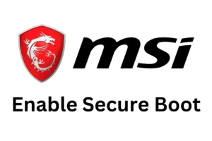 Hoe Secure Boot op MSI-moederbord in te schakelen