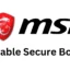 So aktivieren Sie Secure Boot auf dem MSI-Motherboard