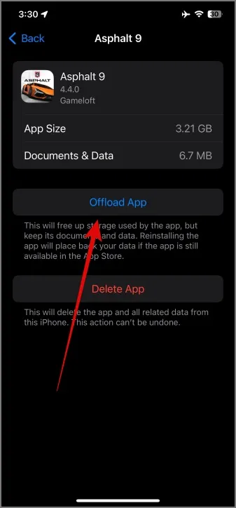 décharger les applications les moins utilisées sur l'iPhone