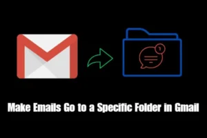 Hoe e-mails naar een specifieke map in Gmail laten gaan?