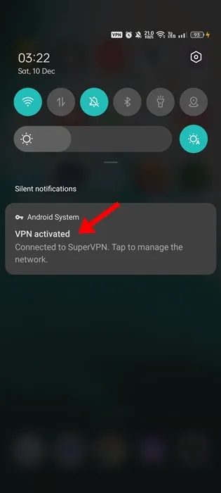 Désactivez les applications de sécurité/pare-feu/VPN