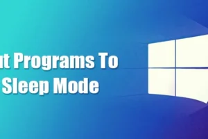 Cómo poner programas en modo de suspensión en Windows 10 (3 métodos)