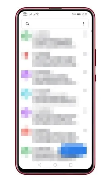 Öffnen Sie die Google Messages-App