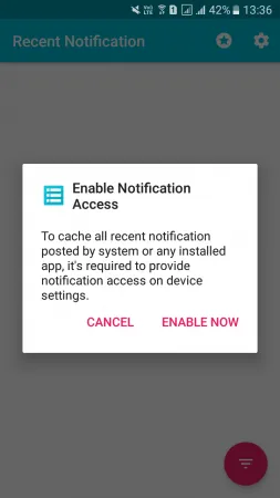 Utiliser la notification récente