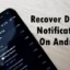 Cómo recuperar notificaciones eliminadas en tu Android