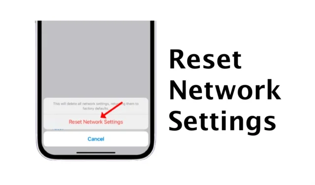 Come ripristinare le impostazioni di rete su iPhone (iOS 17)