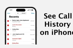 Jak zobrazit a smazat historii hovorů na iPhone