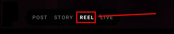 Vyberte možnost Reel Option