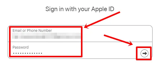 Faça login com uma conta Apple