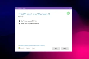 FIX – „Dieser PC muss Secure Boot unterstützen“ in Windows 11