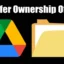 Hvordan overføre eierskap av Google Disk-filer & Mapper