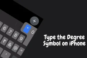 Come digitare il simbolo dei gradi su iPhone, iPad e Mac