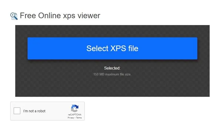 Use o visualizador XPS on-line