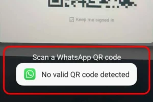 Как исправить ошибку «Действительный QR-код не обнаружен» в WhatsApp