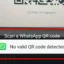 So beheben Sie den Fehler „Kein gültiger QR-Code erkannt“ in WhatsApp